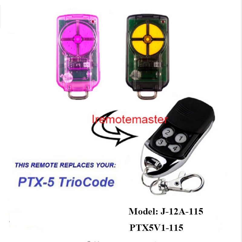 PTX5 V1 TrioCode Kapısı için Uzaktan Kapı Değiştirme 433.92MHz Haddeleme Kodu